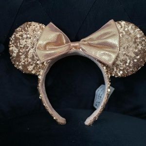 Minnie Mouse headband Rose Gold